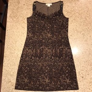 Michael Kors Brown Design Dress